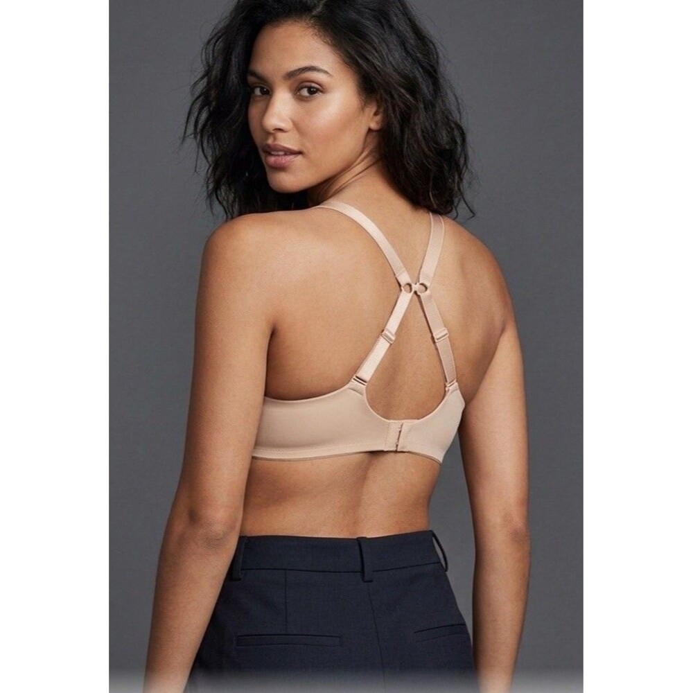 Auden Nude Everyday Bra Size 34D, Multi-Way Convertible Straps for Racerback